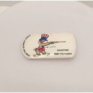 Vintage 1984 Los Angeles Olympics Sam Eagle Shooting Pin